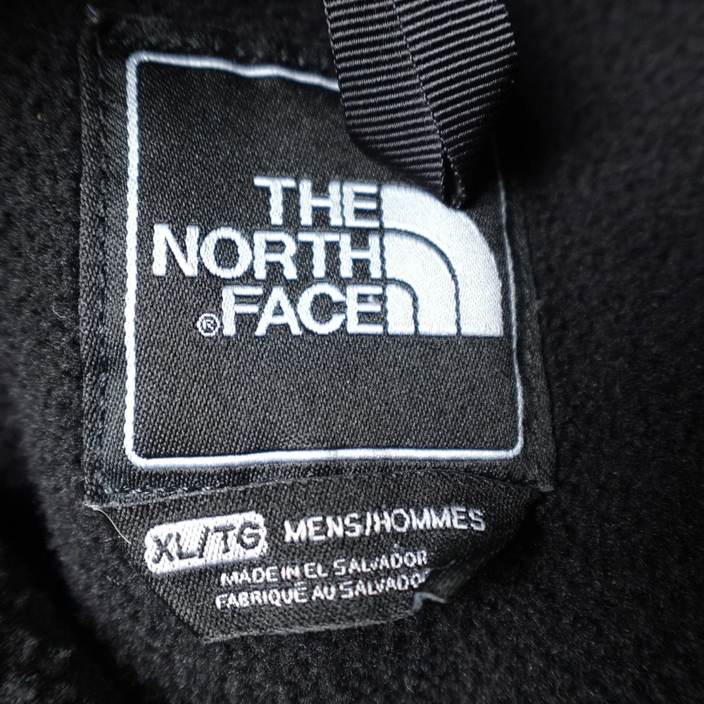The North‎ Face Jacket Mens XL Black Polartec Denali Fleece Full Zip T201 Hiking